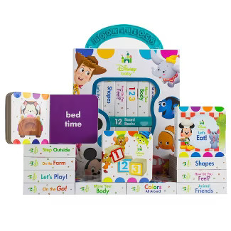 Disney Baby - My First Library 12 Board Book Block Set - by Phoenix | Target