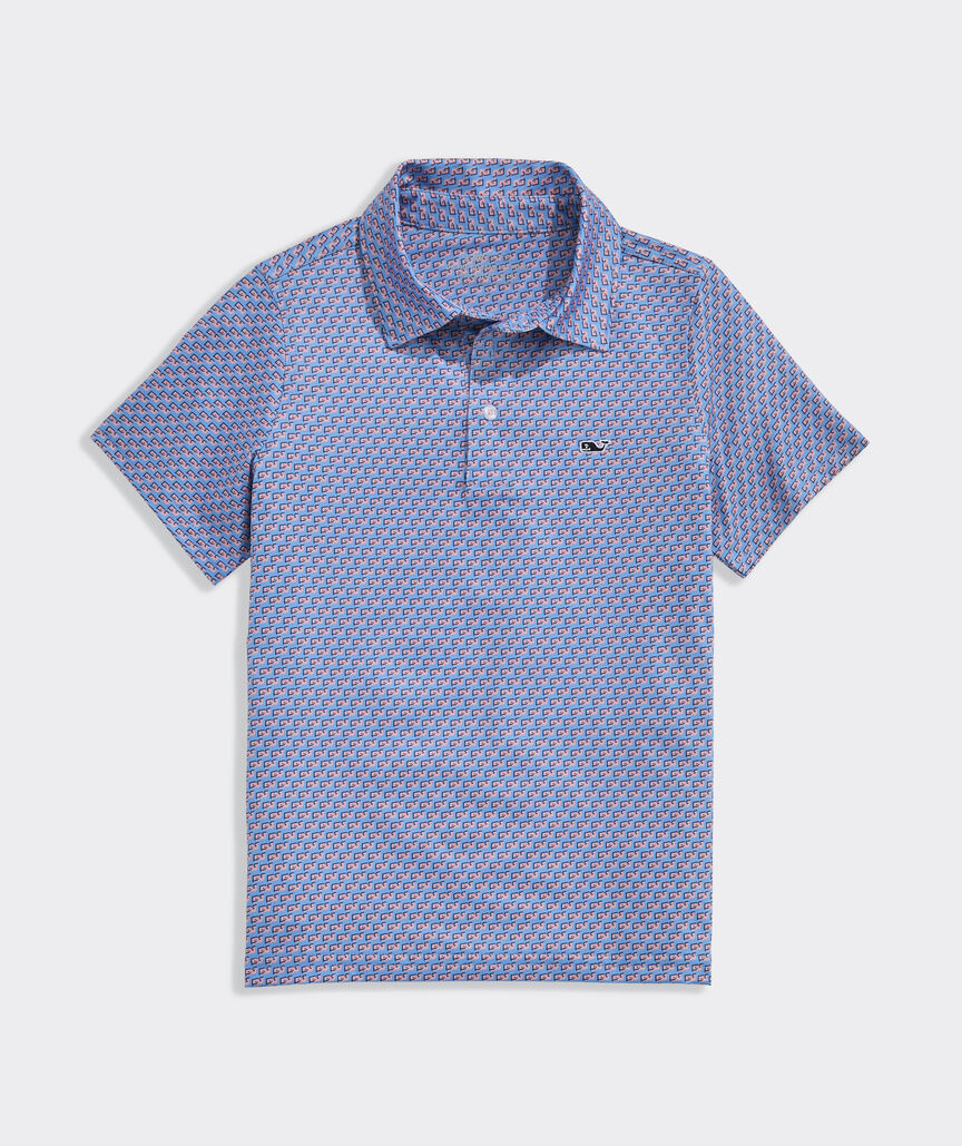 Boys' Performance Printed Sankaty Polo | vineyard vines