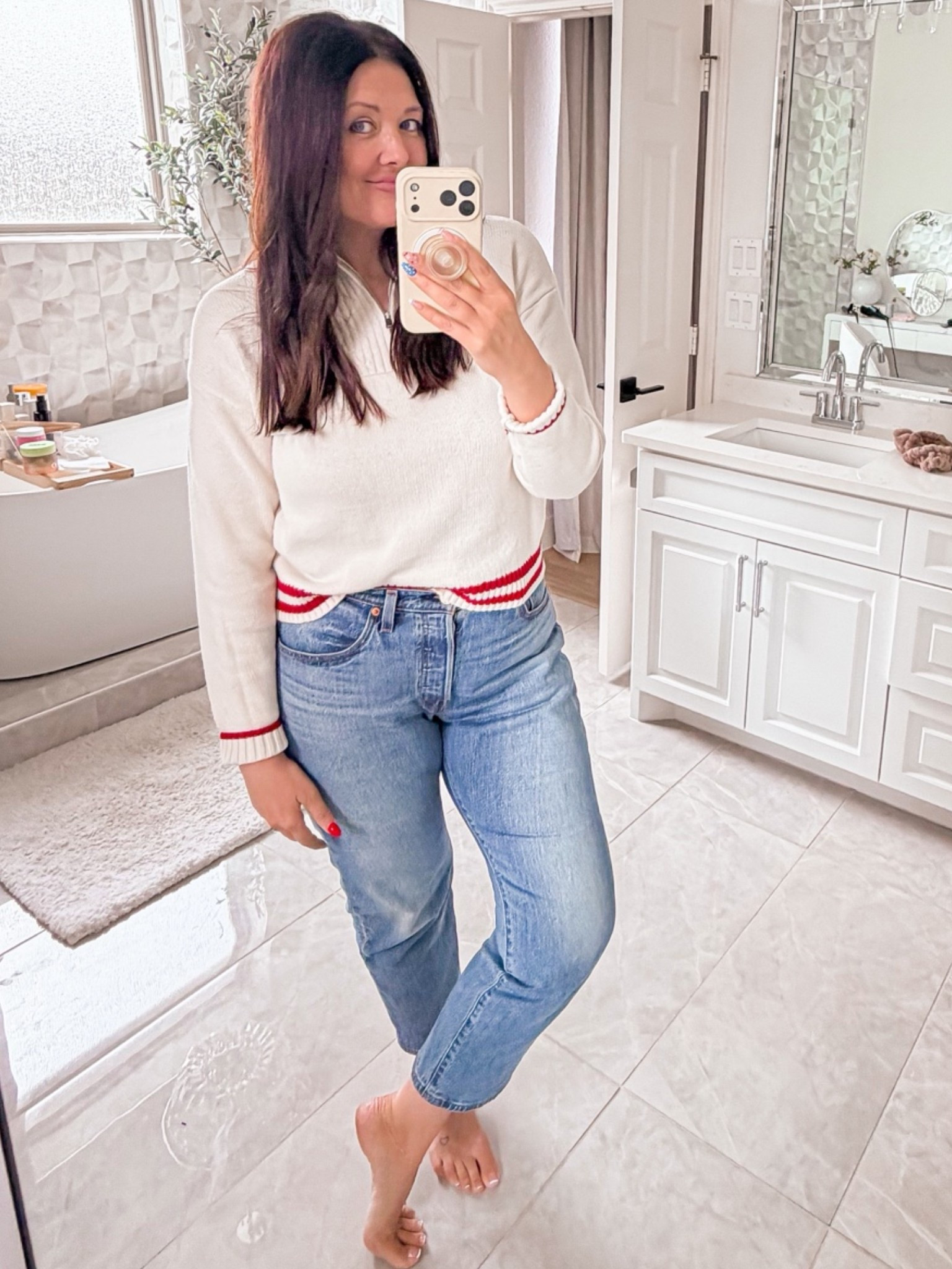 okay target… this looks WAY more expensive than it is 😍🇺🇸

giving classic ralph lauren vibes, super soft, great quality, and such a cute piece to wear now through labor day.

#LTKootd #LTKSeasonal #LTKgrwm