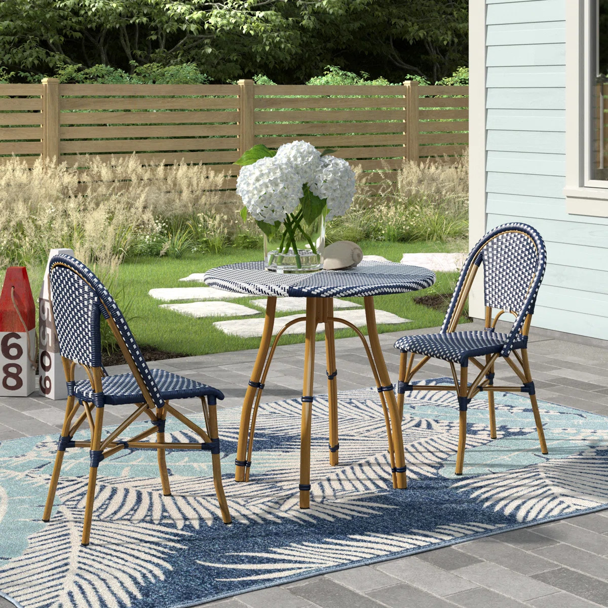 Morvant 2-Person Metal Outdoor Dining Set | Wayfair North America