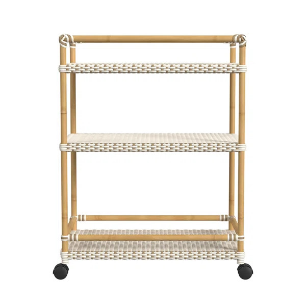Ellie Bar Cart with Metal Outer Material | Wayfair North America