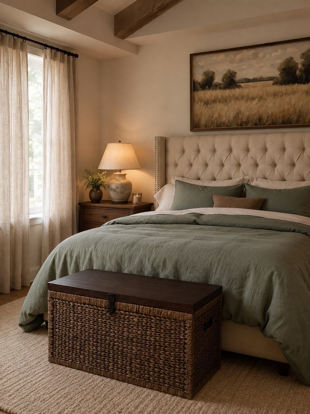 Cozy Bedroom Inspiration for a Peaceful Retreat 🤍🌿

Transform your bedroom into a calming escape with soft layers, warm wood tones, natural textures, and earthy greens. A few timeless pieces can make your space feel cozy, inviting, and effortlessly beautiful—perfect for unwinding at the end of the day.

Follow @farmtotablecreations on Instagram for more cozy home finds and trending decor.

#LTKHome #BedroomInspo #CozyBedroom #NeutralDecor #HomeDecor #BedroomDecor #ModernOrganic #CozyHome #InteriorDesign #TimelessStyle #HomeInspiration #LTKFinds #FarmToTableCreations #BedroomGoals

#LTKHome #LTKSaleAlert