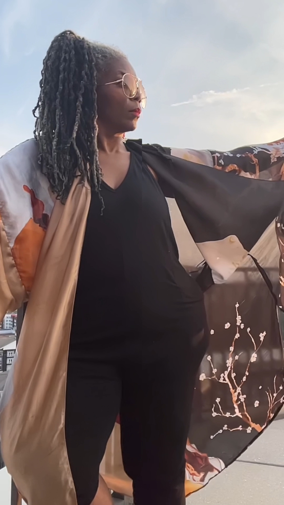 I ❤️ a Kaftan / they’re comfy & versatile.  This one is paired with a jumpsuit from Target for a great boho chic look.  @Target 

#LTKstyletip #LTKcurves #LTKover40