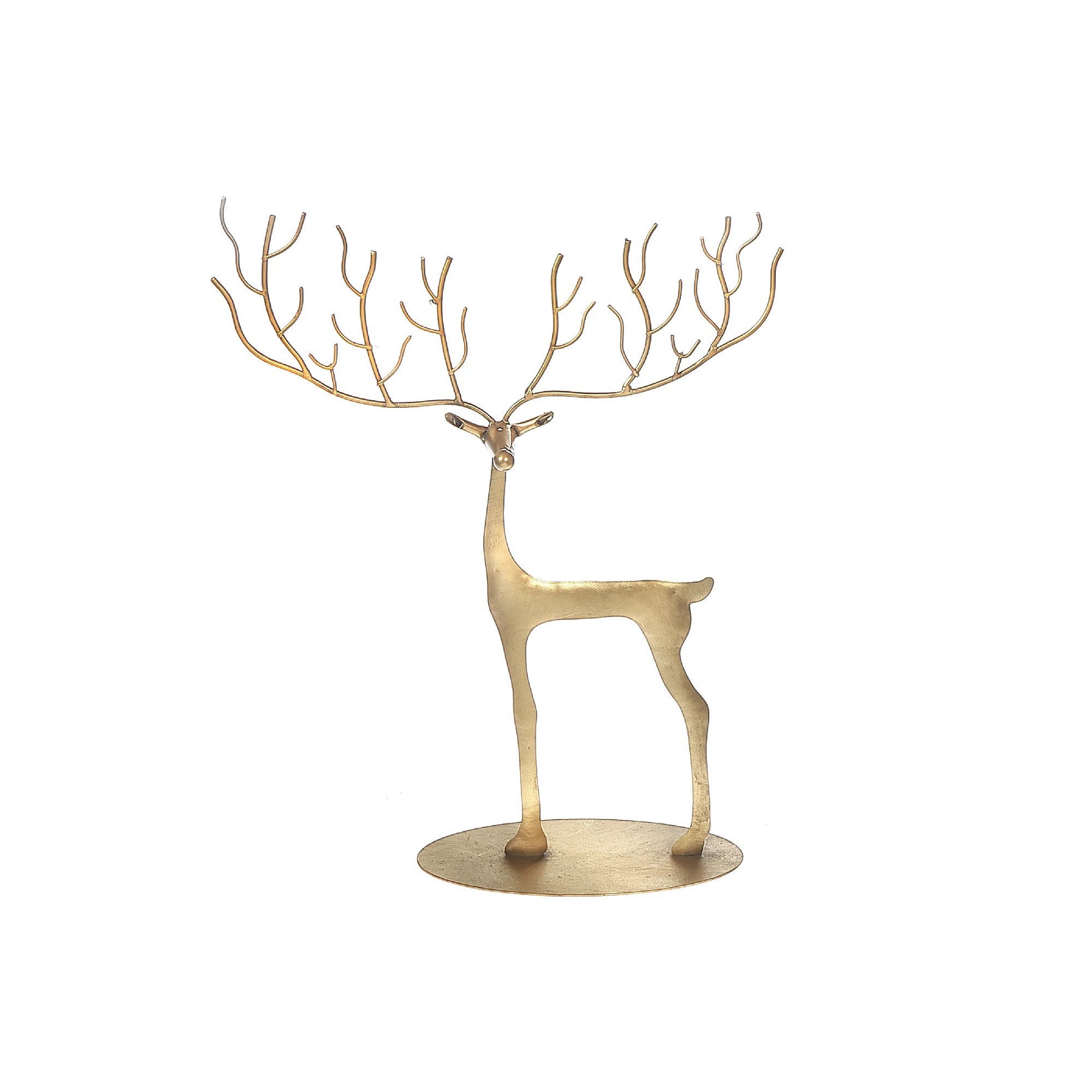 Large Antler Metal Deer Front | Wayfair North America