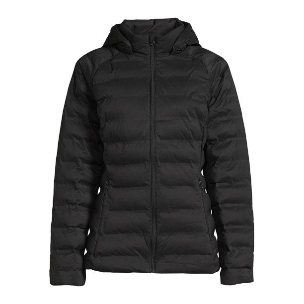 Time and Tru Women's Packable Stretch Puffer Jacket - Walmart.com | Walmart (US)