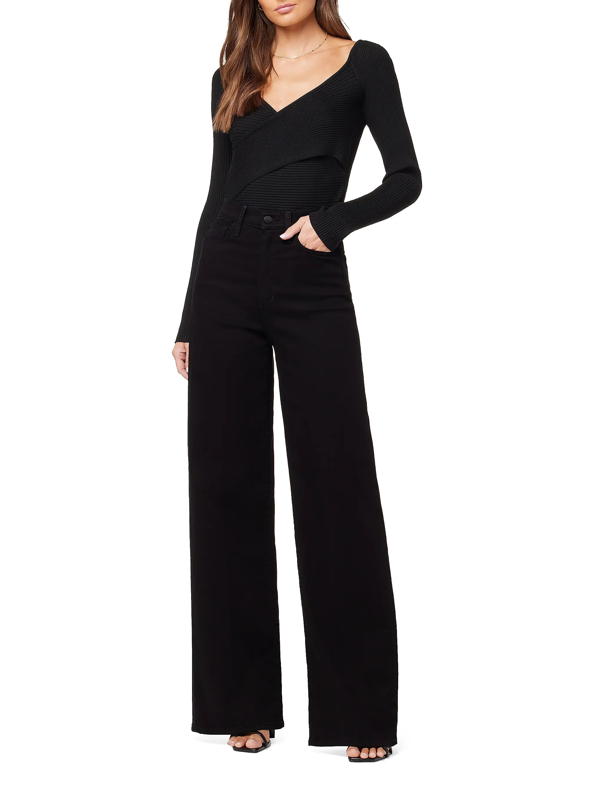 The Mia High-Rise Wide-Leg Jeans | Saks Fifth Avenue