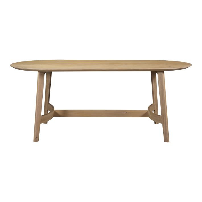 Solid Oak Oval Dining Table | West Elm (US)