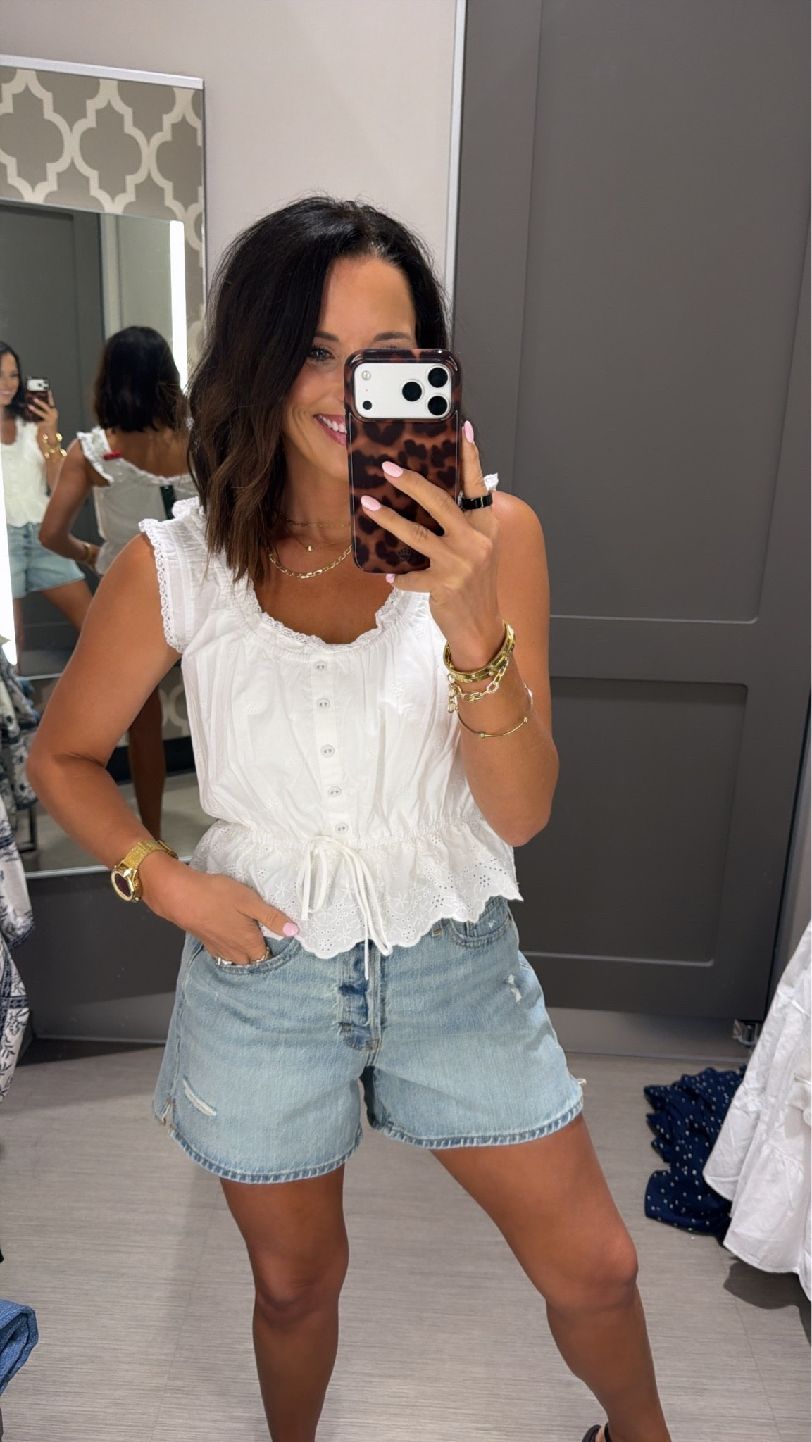@target loving this cute white blouse 🤍
so easy to throw on with denim and instantly look put together

target outfit, target style, white blouse outfit, casual chic outfit, everyday outfit ideas, summer outfit inspo, spring outfit ideas, affordable fashion finds, denim outfit women, mom style outfit, easy outfit ideas

#targetstyle #targetfinds #ltkstyle #affordablefashion #everydayoutfit #casualchic #springoutfits #summerstyle #denimoutfit #ltkfinds