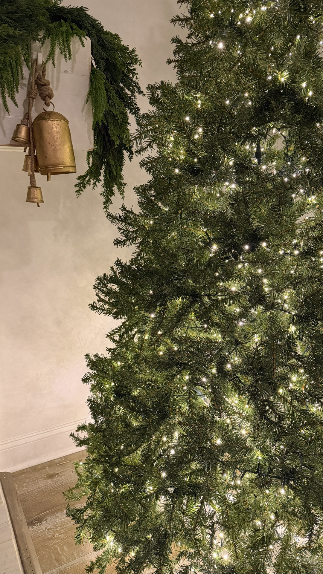 My tree lights went out mid-season so I found a way to mimic the viral tree everyone loves 🎄 I found way to do it (somewhat) quickly and avoided making it looks like strands of lights just wrapped around the tree. 

#LTKHome #LTKHoliday #LTKSeasonal