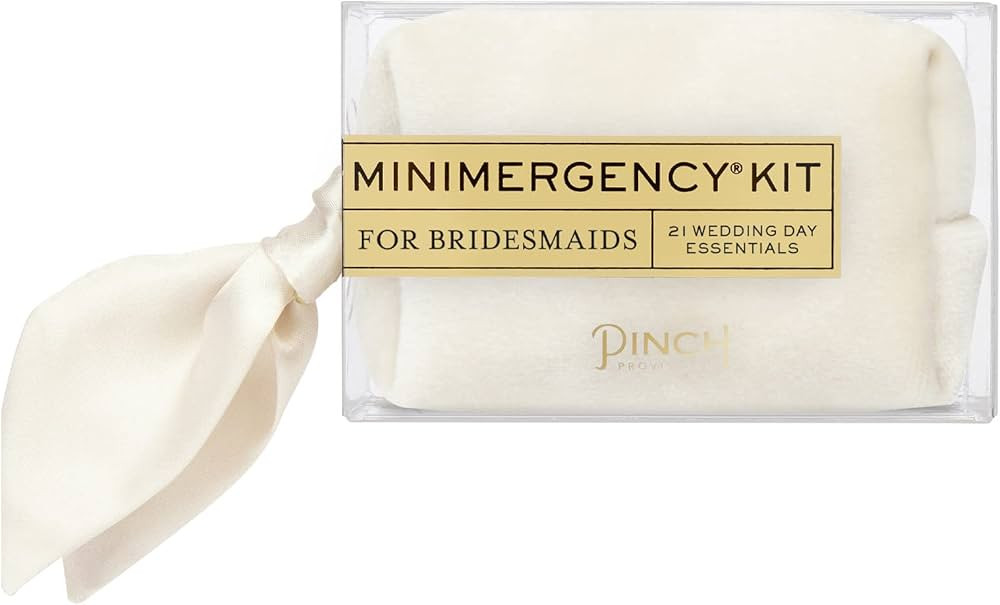 Pinch Provisions Velvet Minimergency Kit for Bridesmaids, includes 21 Emergency Wedding Day Must-... | Amazon (US)