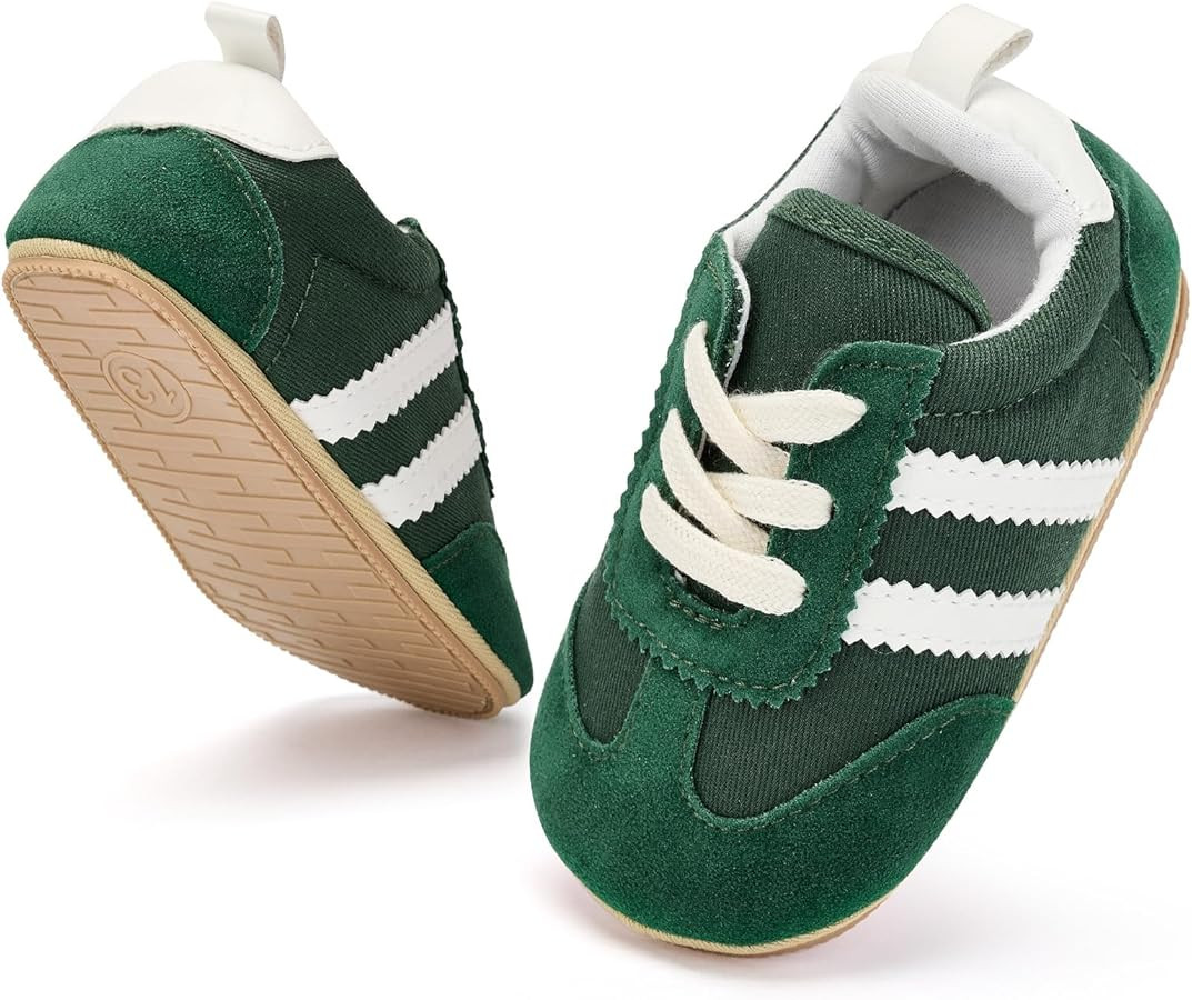 BACSAC Baby Shoes for Boys Girls Non Slip Low Top Infant Walking Shoes Breathable Comfort Toddler... | Amazon (US)