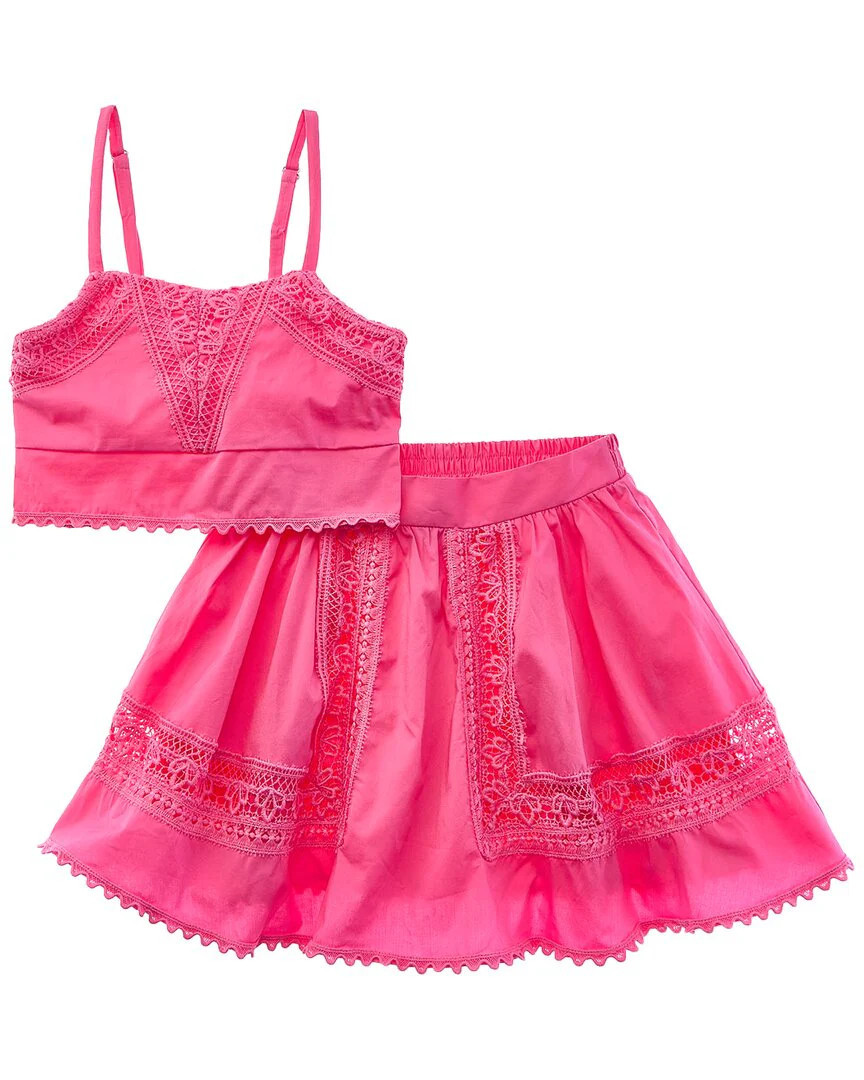 Little Peixoto Celeste Mini Skirt Set | Shop Simon