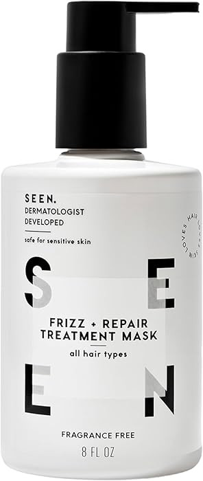 SEEN Frizz + Repair Treatment Mask - Fragrance Free - Fights Frizz, Repairs Damage for Stronger, ... | Amazon (US)