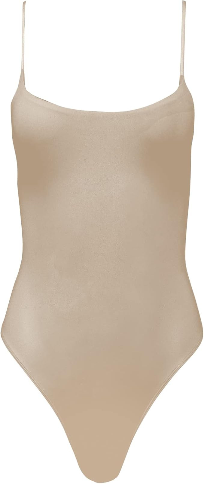 Almere Essential Adjustable Sleeveless Contour Cami Bodysuit | Amazon (US)