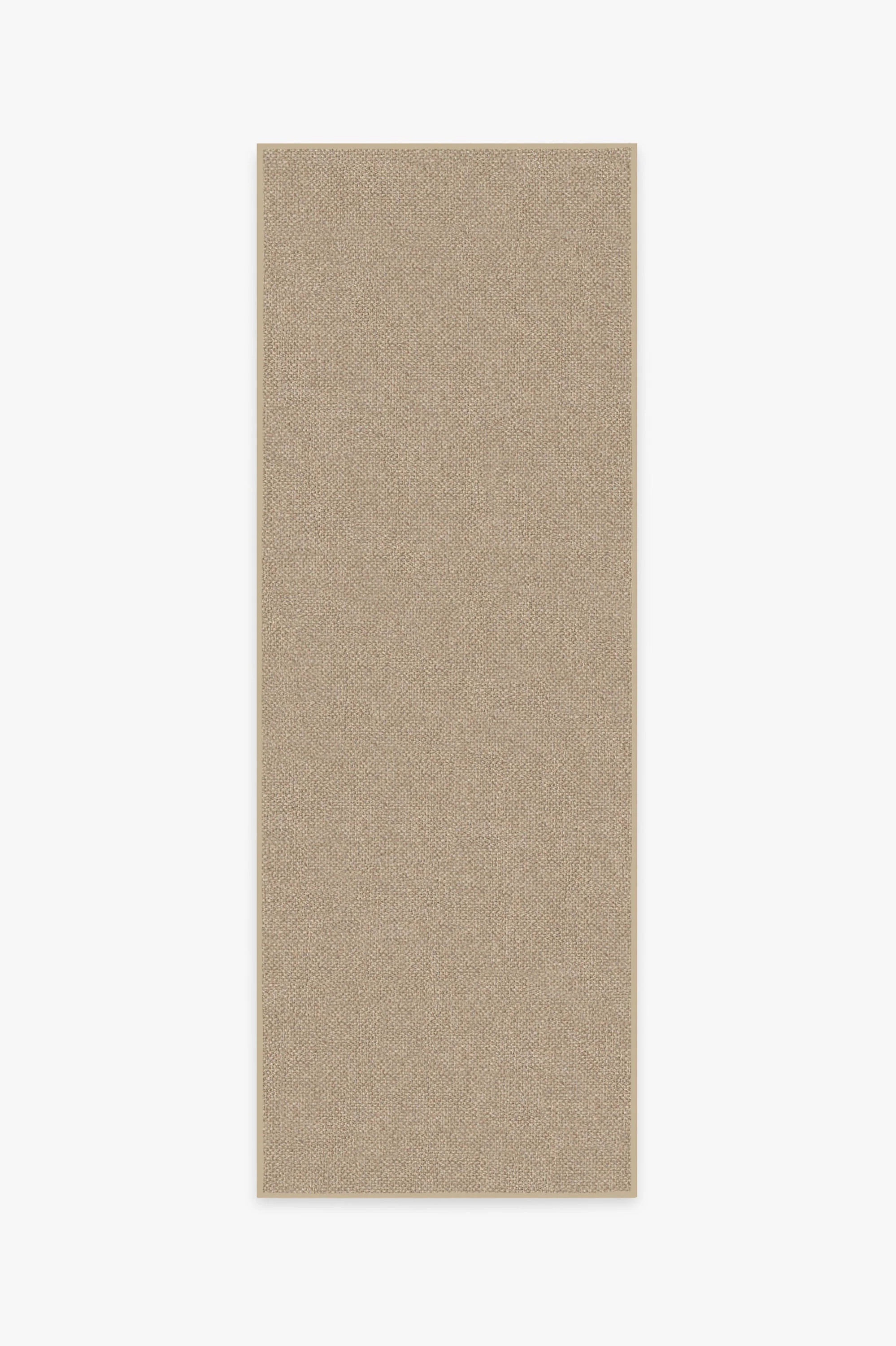 Flatwoven Warm Sand Re-Jute Rug | Ruggable