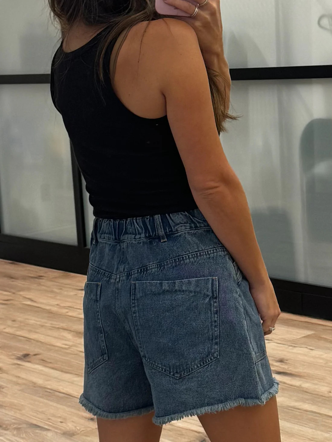 Frayed State Denim Shorts | Talulah