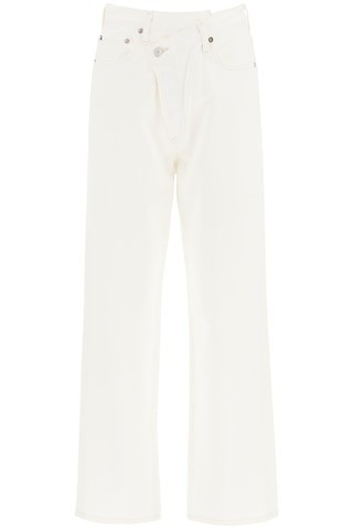 AGOLDE CRISS CROSS JEANS 24 White Cotton | Residenza725 US