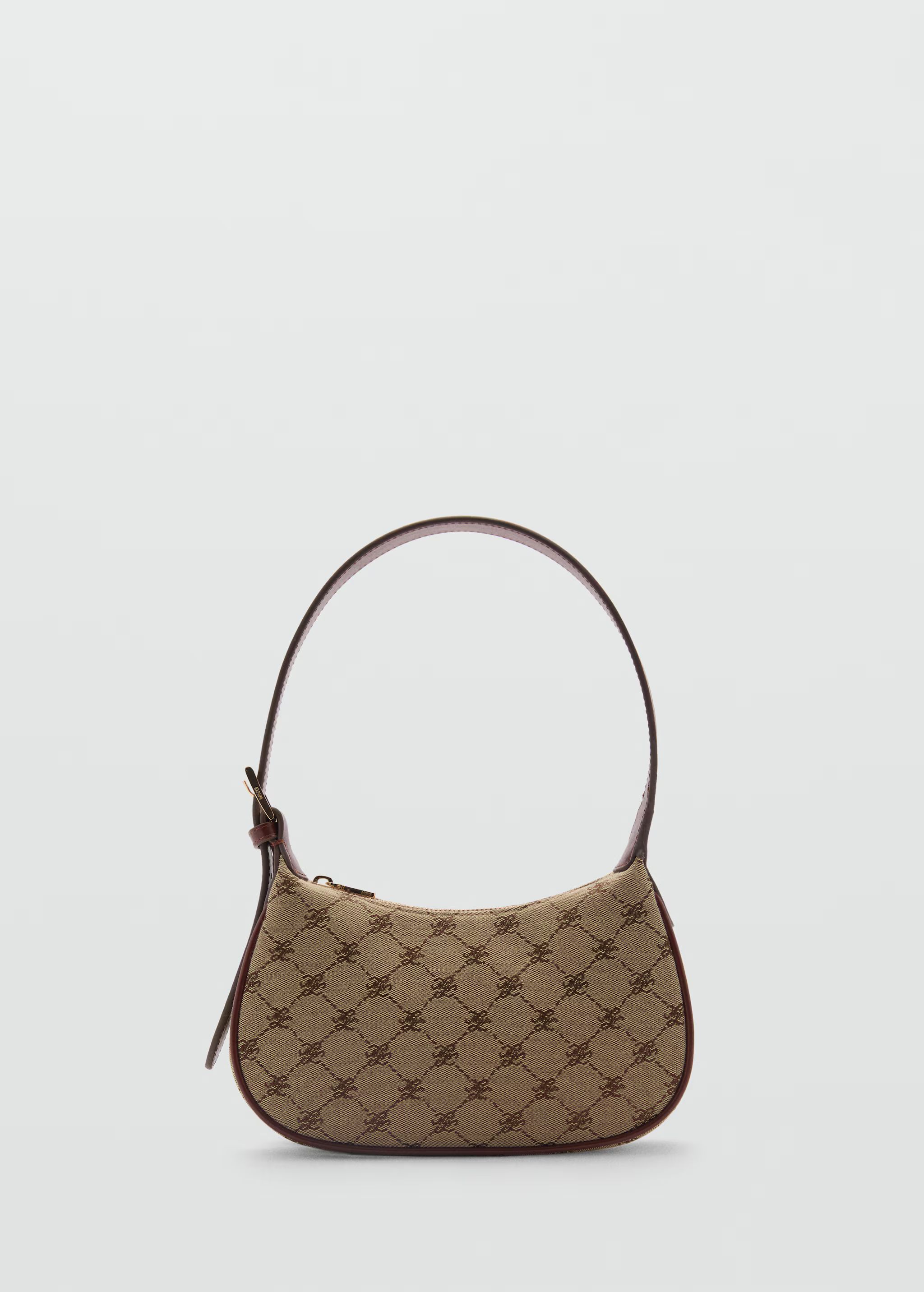 Shoulder bag with printed logo - Woman | MANGO USA | MANGO (US)