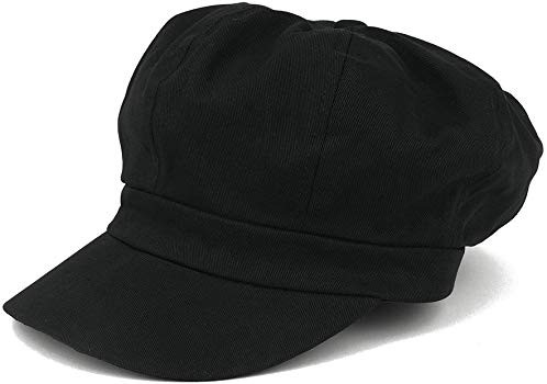Women's Lightweight 100% Cotton Soft Fit Newsboy Cap with Elastic Back | Amazon (US)
