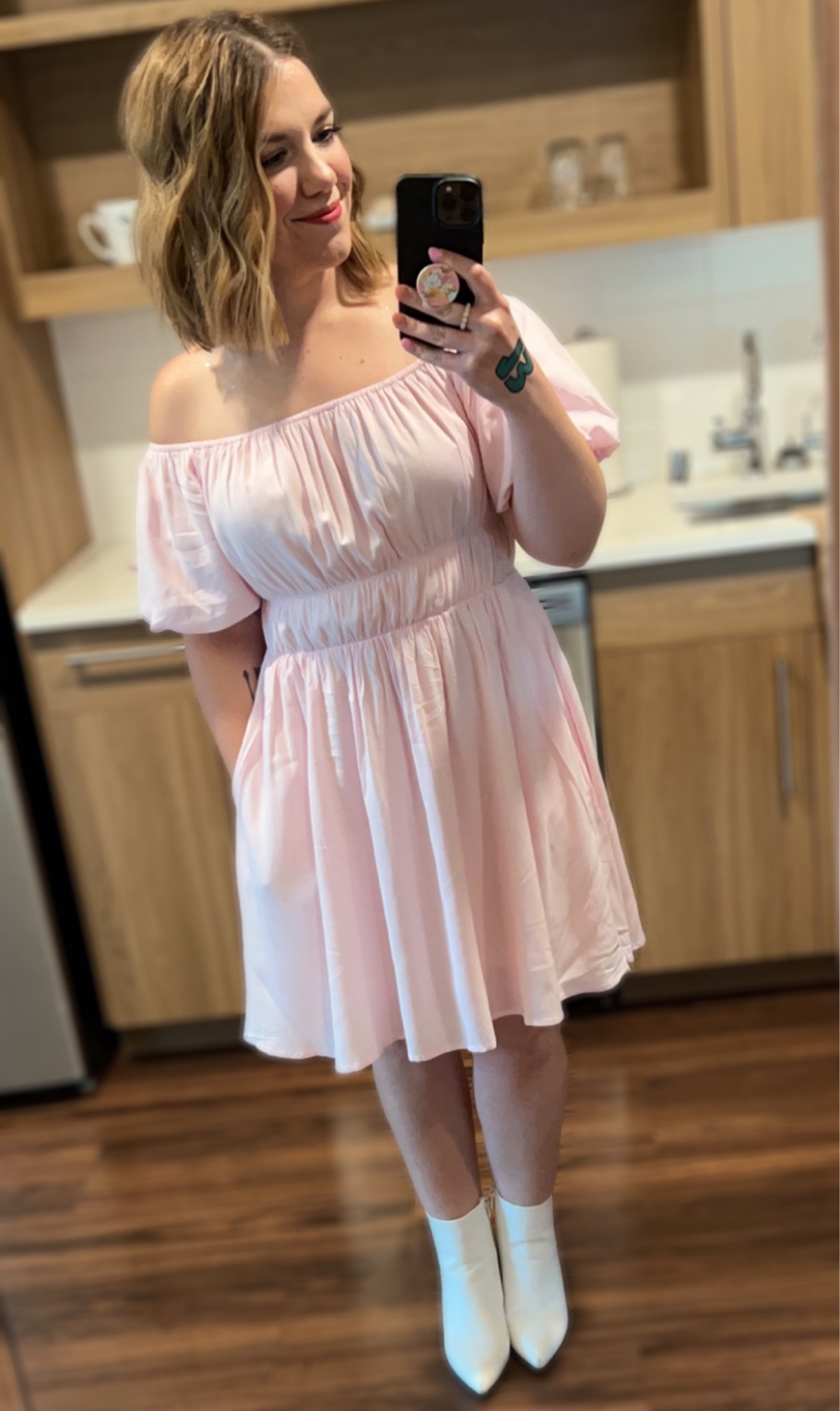 Channeling my inner 💕Lover era vibes in this charming, bubblegum pink dress from Amazon! The white ankle boots, perfect for the Era concert, completed the look with comfort and style! 🫶🏻

#amazon #amazonfinds #amazonfind #tour #touroutfit #summershow #summerconcert #concert #outdoorconcert #blush #pink #blushpink #pinkdress #blushdress #blushpinkdress #flowy #flowydress #comfortable #offtheshoulderdress #erastour #loveroutfit #loverdress #loverera #booties #whiteheels #whitebooties

#LTKfindsunder50 #LTKmidsize #LTKstyletip