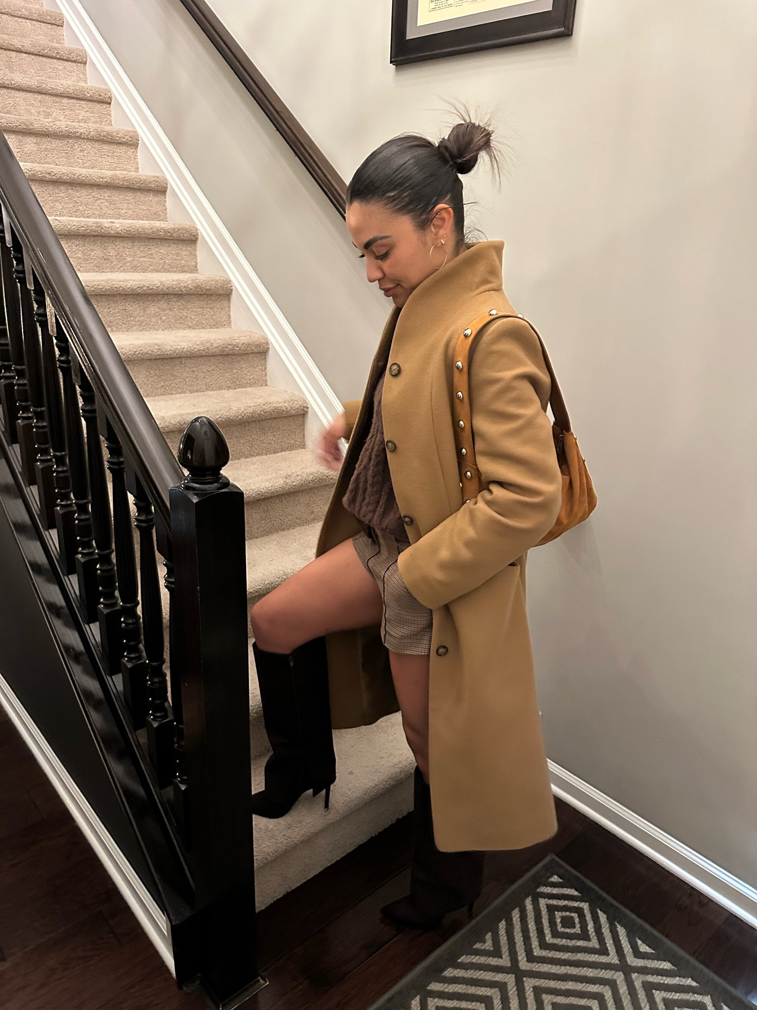 my favorite winter/fall outfit 
coat: Small
sweater: Medium 

