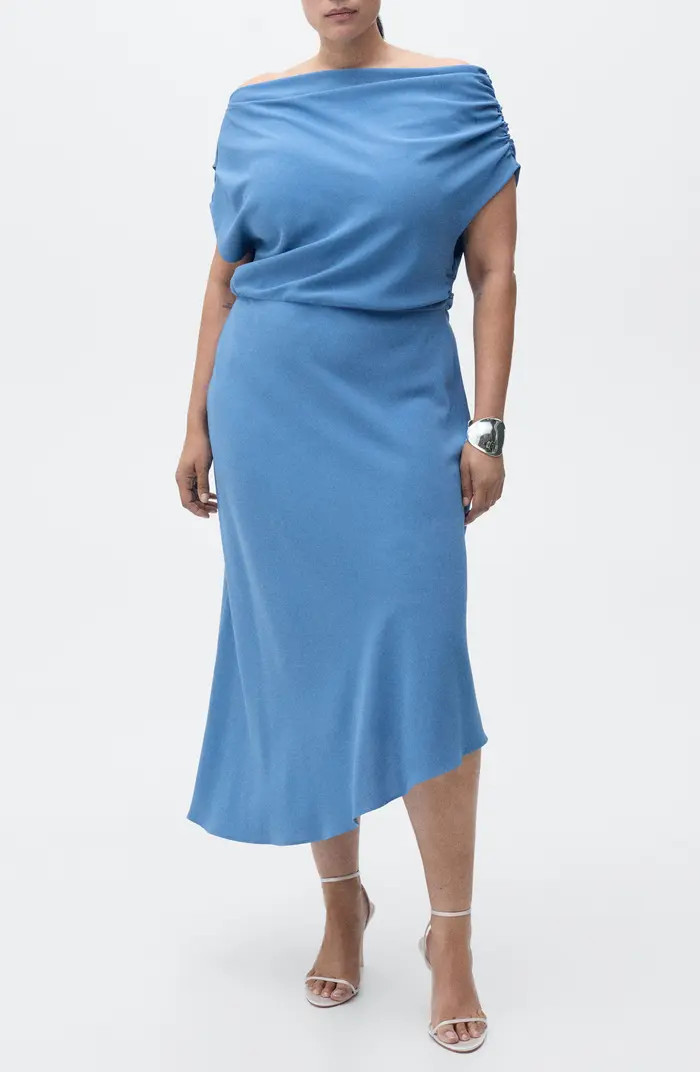 MANGO Off the Shoulder Sheath Cocktail Dress | Nordstrom | Nordstrom