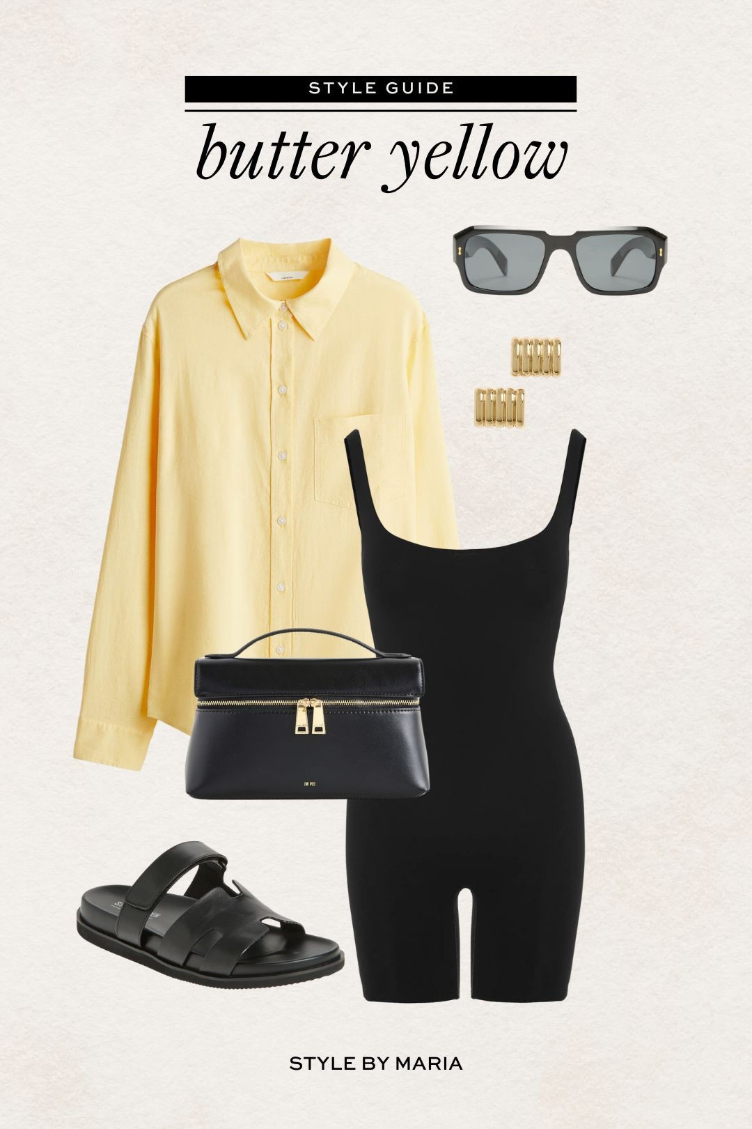 Butter yellow spring outfit
H&M butter yellow linen shirt
Naked wardrobe romper 
Steve Madden sandals
Shopbop top handle bag 

#LTKStyleTip #LTKTravel #LTKFindsUnder100