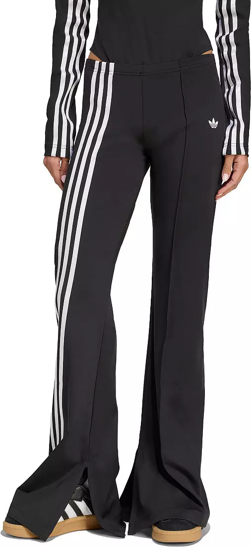 adidas Originals Women's Ribbon Off Placed 3-Stripes Flared Pants | DICK'S Sporting Goods