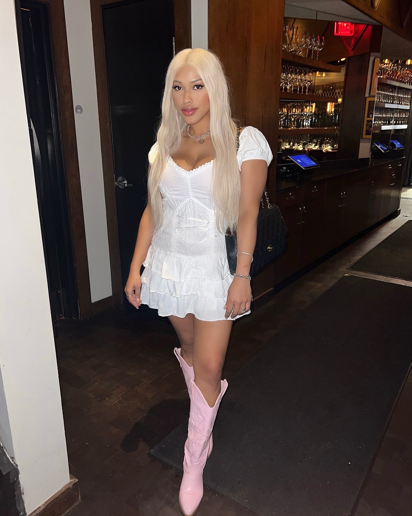 white dress, pink boots #whiteruffledress #springoutfit #cowgirlboots #pinkcowgirlboots

#LTKParties #LTKSeasonal #LTKSpringSale