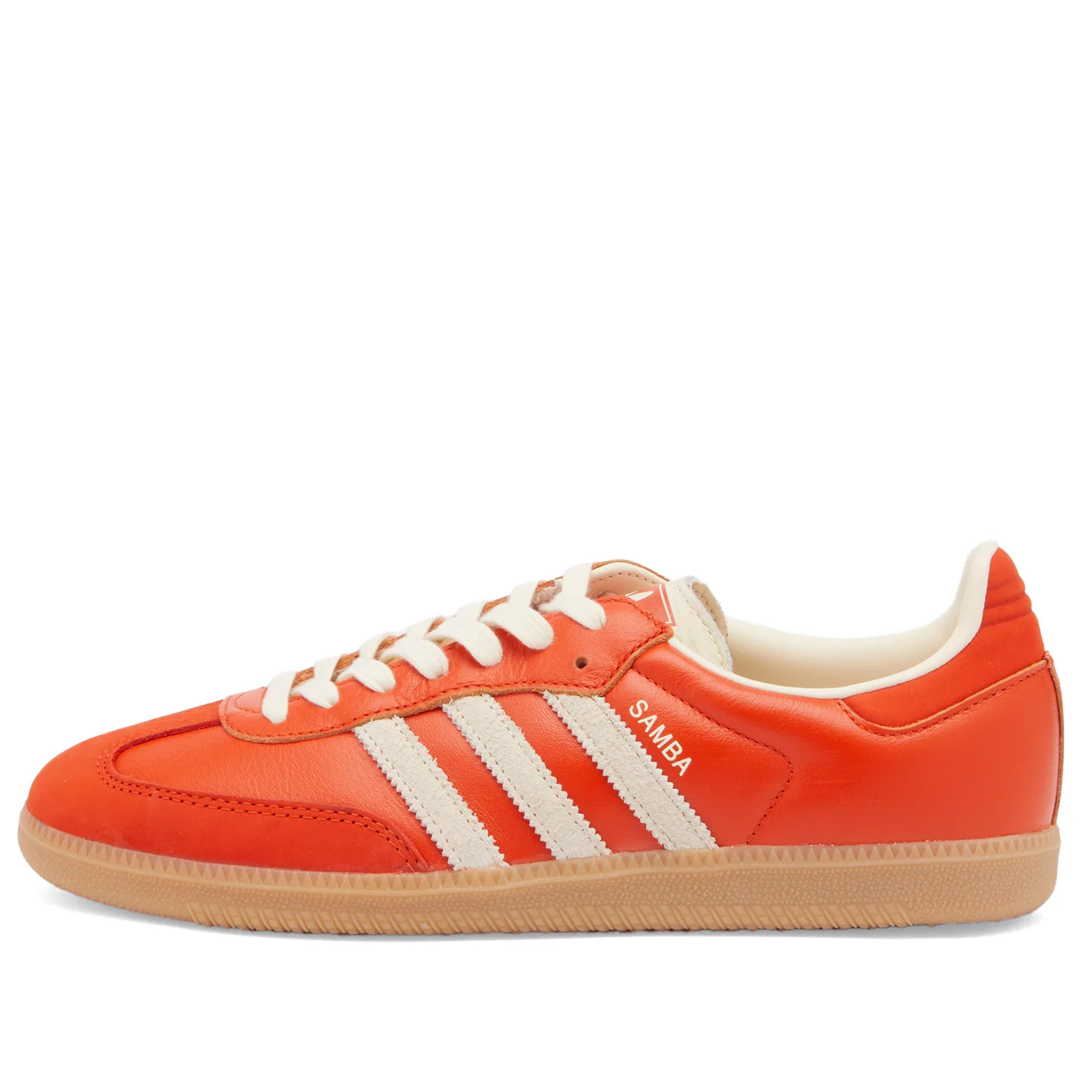 Adidas Samba OG in Collegiate Orange/White, Size UK 3.5 | END. Clothing