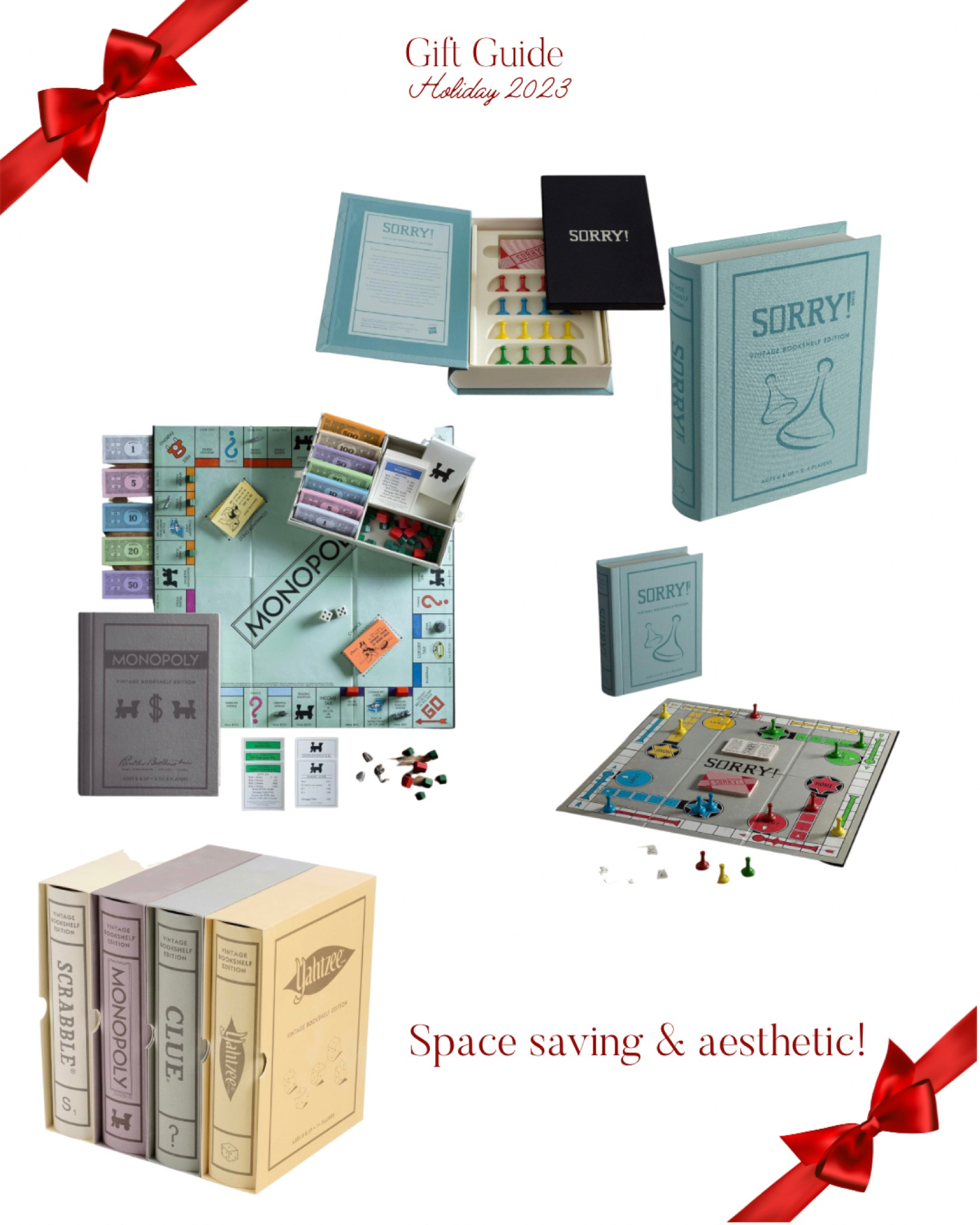 Gift guide for the game lover & home decor enthusiast 

Board games, game night, Sorry!, Monopoly, Clue, Scrabble, Yahtzee, Scattergories, Candy Land, Chutes & Ladders

#LTKhome #LTKGiftGuide #LTKHoliday