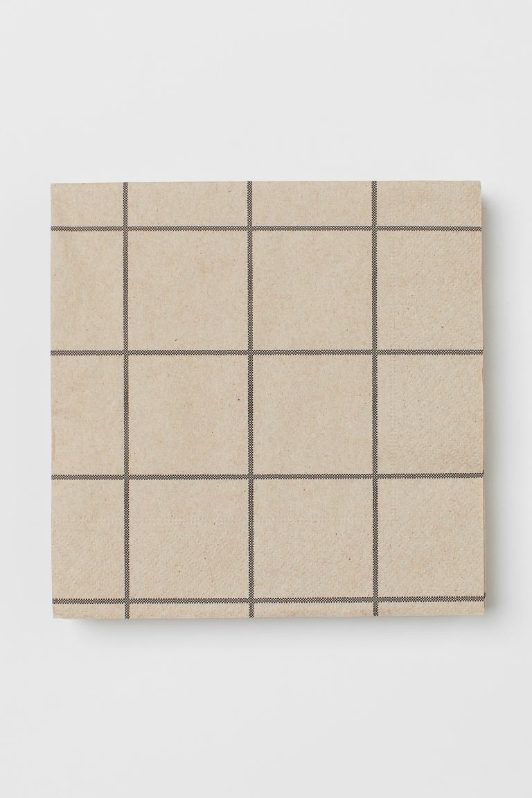 25-pack Paper Napkins | H&M (US + CA)