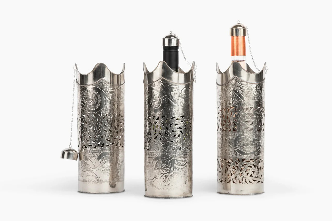 Verve Culture Moroccan Berber Silver Bottle Holder | Verve Culture