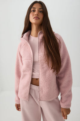 MADESOFT™ Sherpa Hooded Jacket | Ardene Canada