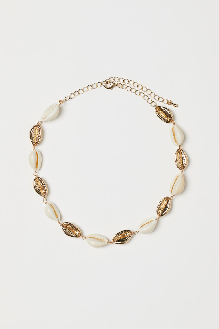 Kette mit Muscheln - Goldfarben/Weiß - Ladies | H&M DE | H&M (DE, AT, CH, NL, FI)