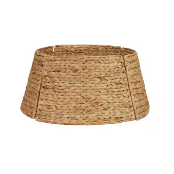Holiday Living 21-in Brown Tree Collar Tree Skirt | Lowe's