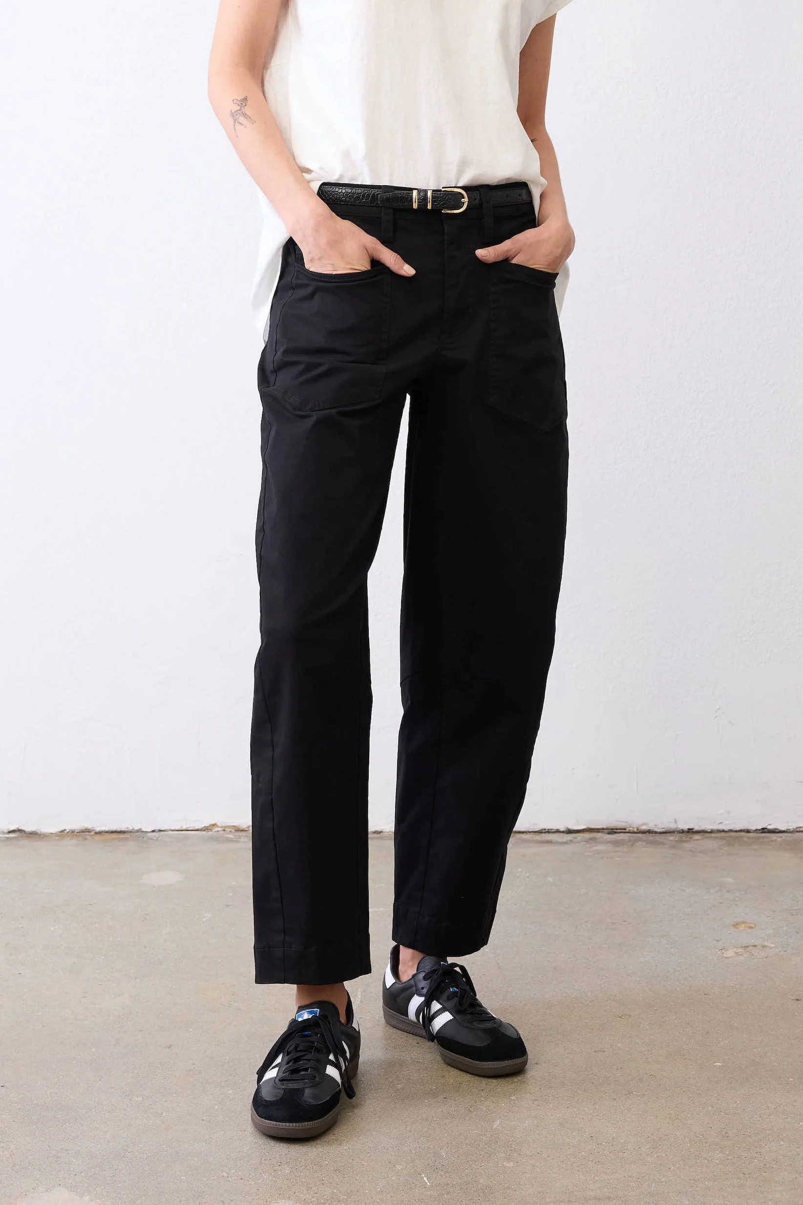 The Slouchy Soft Twill Pants | Ruti