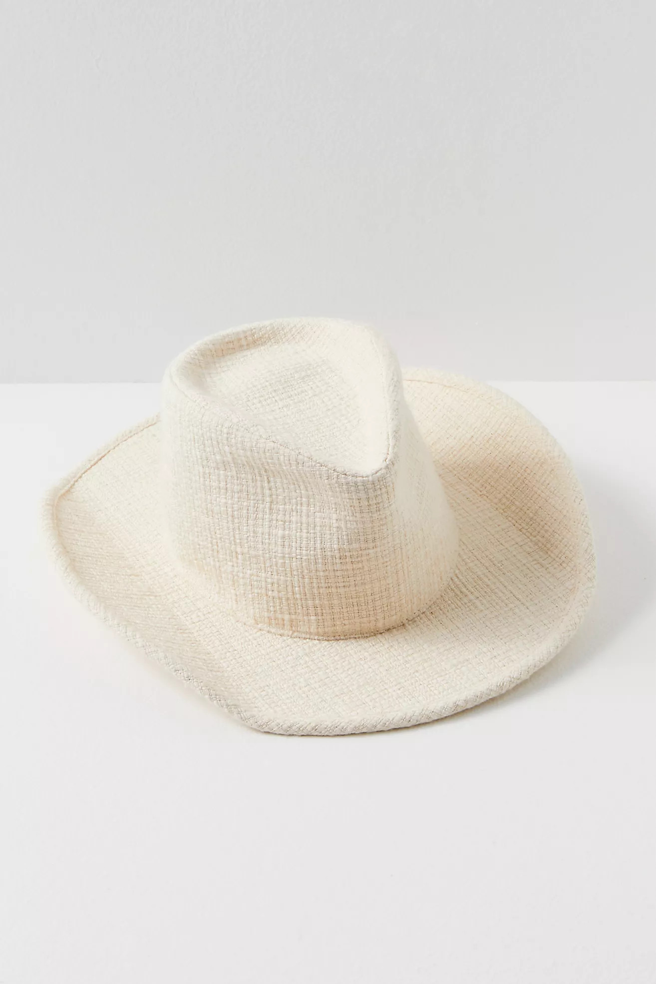 Sandy Ivory Tweed Cowboy Hat | Free People (Global - UK&FR Excluded)