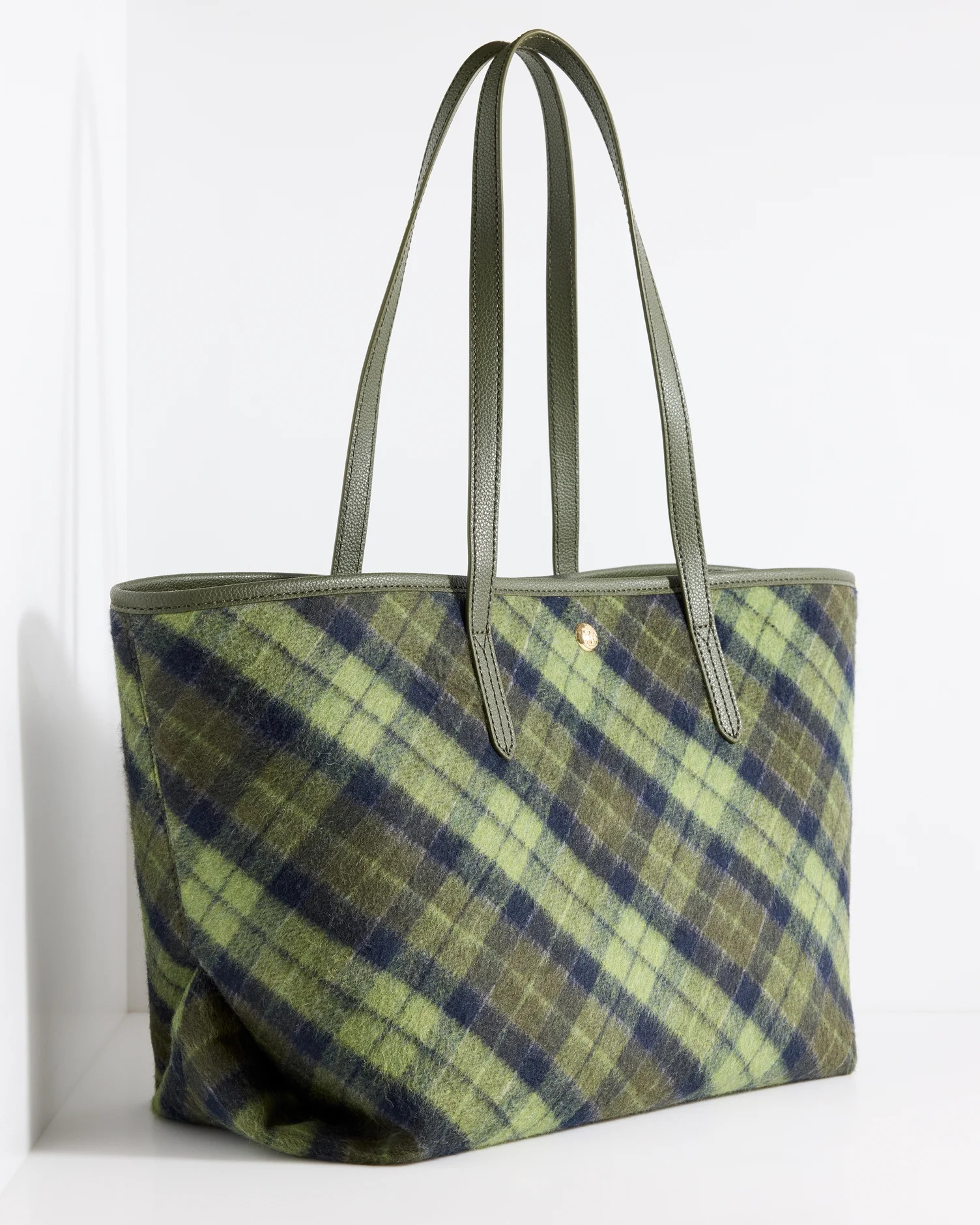 Harper Hunting Plaid Tote | Talbots