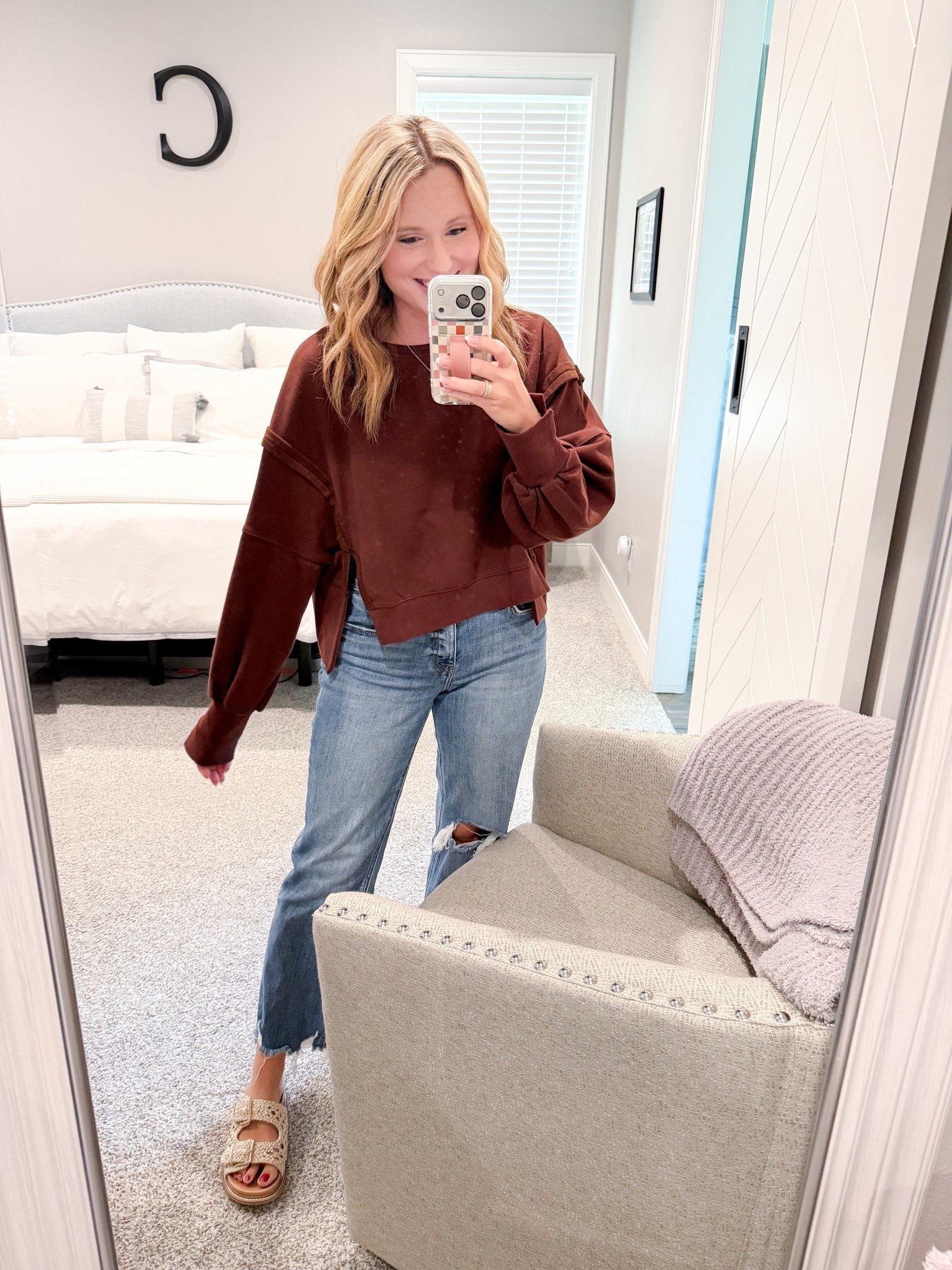 Obsessed with this cozy long sleeve sweater! So cute! 

#LTKBeauty #LTKFindsUnder50