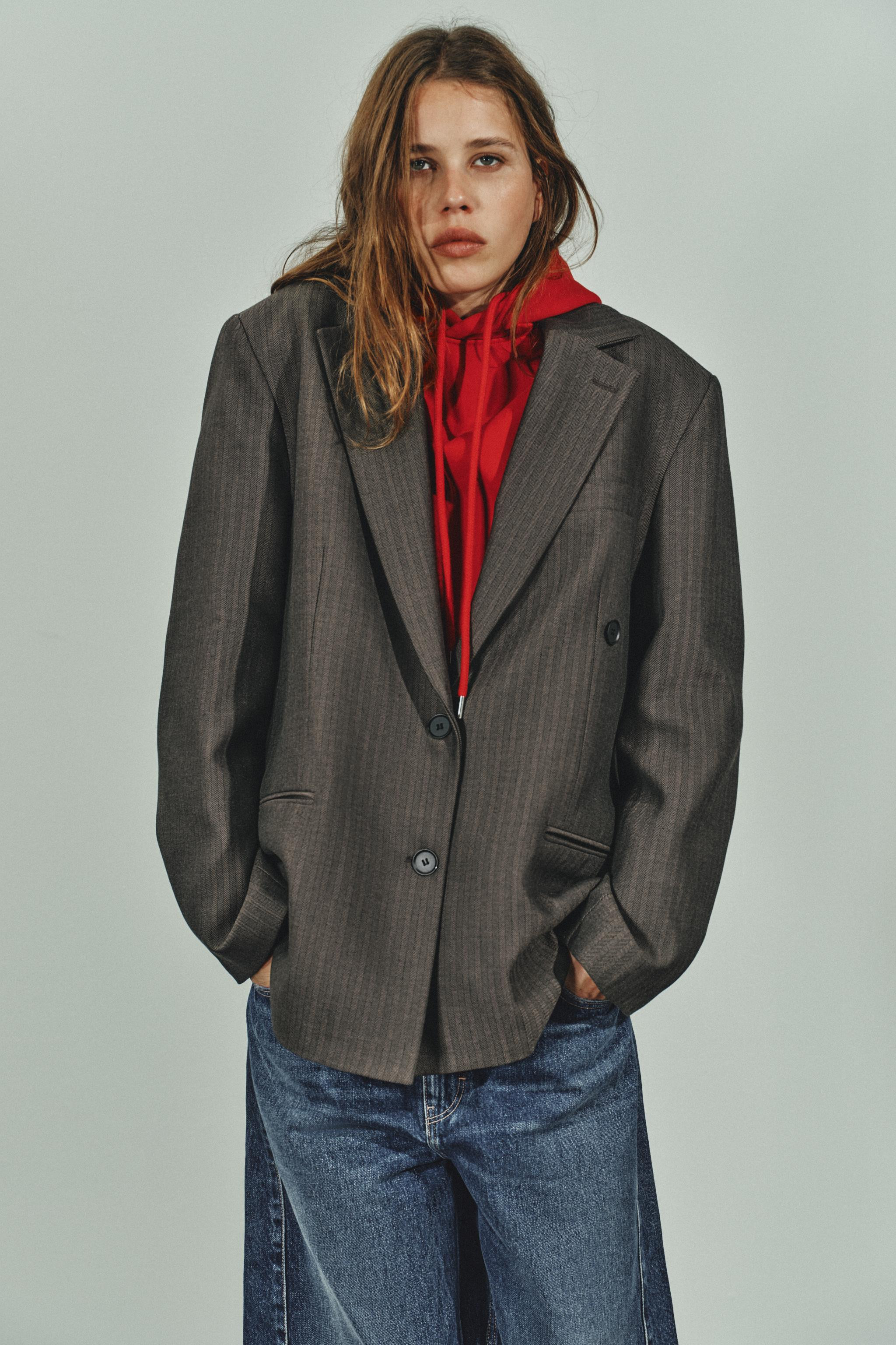 OVERSIZED MULTI-POSITION BUTTON BLAZER | Zara US