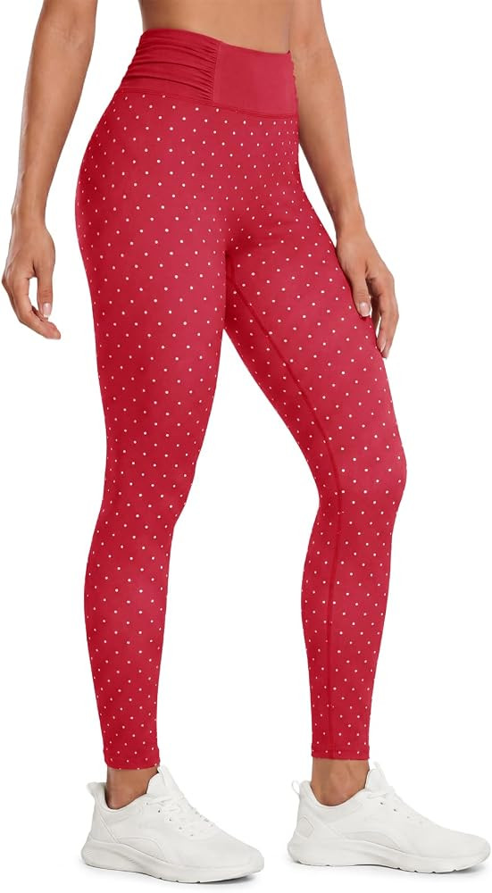 Aoysky Womens High Waisted Leggings Ruched Workout Printed Yoga Pants | Amazon (US)