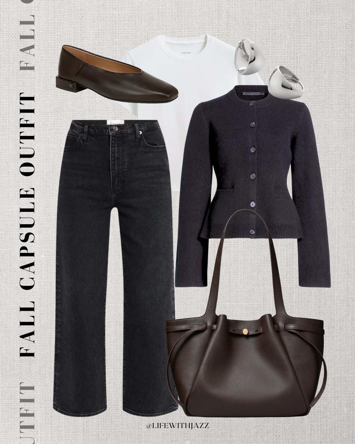 fall capsule outfit 

fall style / smart casual / ankle jeans / sweater cardigan / elevated flats / coach tote bag / fc25 

 

#LTKStyleTip #LTKSeasonal