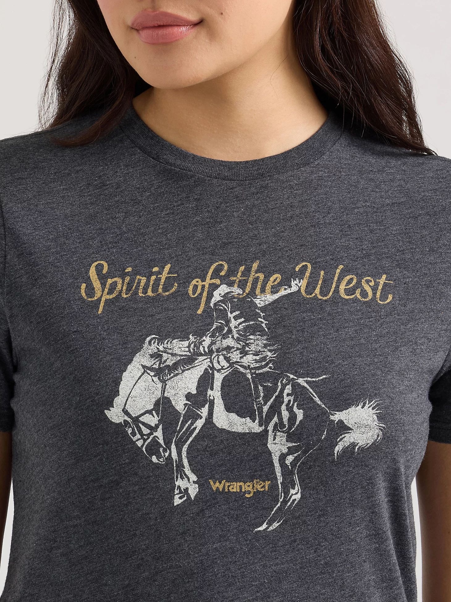 Women's Spirit of the West Tee in Jet Black | Wrangler
