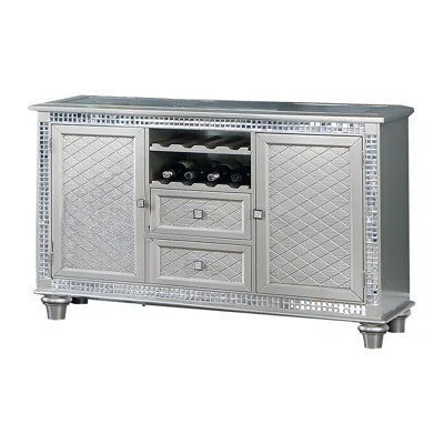 54.6'' W Sideboard with 2 Cabinets, 2 Drawers and Wine Rack | Wayfair North America