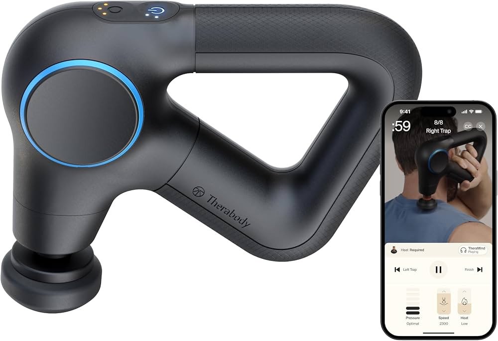TheraGun Therabody Prime Plus Heated Deep Tissue Massage Gun | Black | Amazon (US)