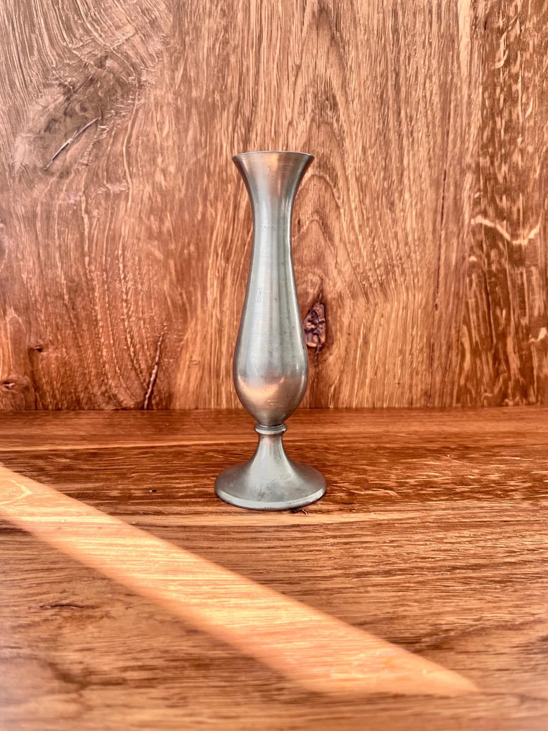 Leonard Vintage Silver Pewter Bud Vase - Etsy | Etsy (US)