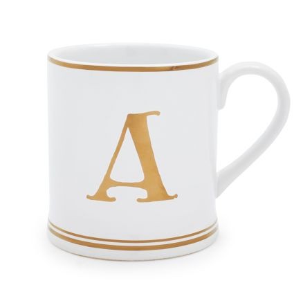 Gold Monogram Mugs | Sur La Table (US)