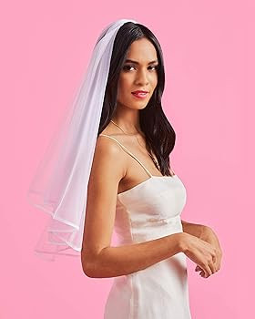 xo, Fetti Bridal Veil | Bachelorette Party Decorations, Bride To Be Gift, Bridal Shower, Wedding | Amazon (US)