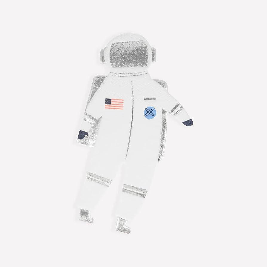 Meri Meri Astronaut Napkins (Pack of 16), Thick & Absorbent 3-Ply Paper Napkins, Disposable | Amazon (US)